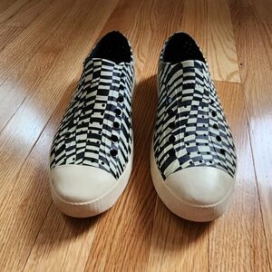 Native Checkered Slip-On Sneakers